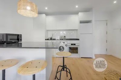 Una cocina o zona de cocina en Descanso con parking para 4, vive la Latina