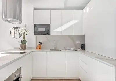 Una cocina o zona de cocina en Espectacular ático con terraza