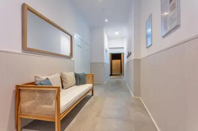 Cama o camas de una habitación en Espectacular ático con terraza
