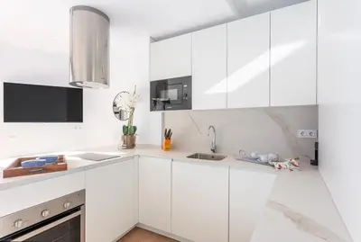 Una cocina o zona de cocina en Espectacular ático con terraza