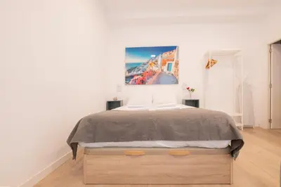 Cama o camas de una habitación en ABC Apartments Vistalegre II
