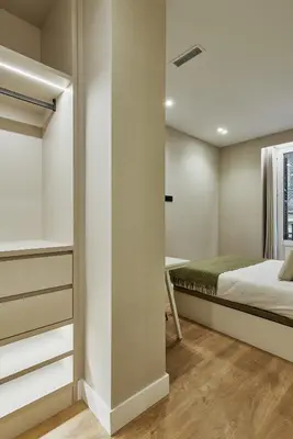 Cama o camas de una habitación en Centro II calle Barcelona 4BR