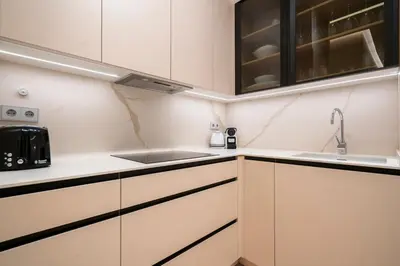 Una cocina o zona de cocina en R14 –Deluxe Style Trendiest location in Malasaña