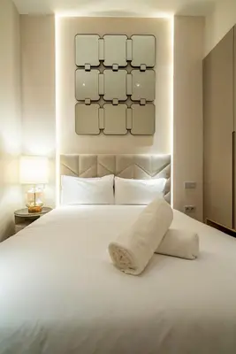 Cama o camas de una habitación en R14 –Deluxe Style Trendiest location in Malasaña