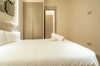 Cama o camas de una habitación en R14 –Deluxe Style Trendiest location in Malasaña