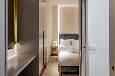 Cama o camas de una habitación en R14 –Deluxe Style Trendiest location in Malasaña