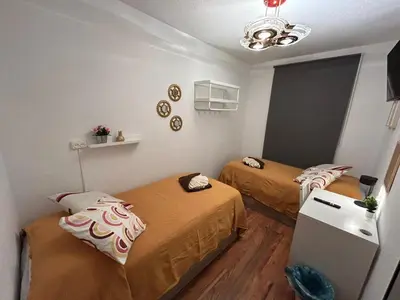 Cama o camas de una habitación en Rooms Pontones