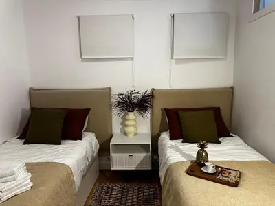 Cama o camas de una habitación en Piso 2 habitaciones en el centro