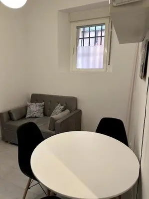Zona de estar de Coqueto piso a 3 min de Gran Vía