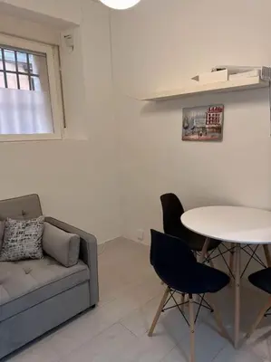 Zona de estar de Coqueto piso a 3 min de Gran Vía