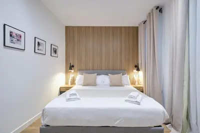 Cama o camas de una habitación en Lovely Apartments - Completo apartamento en excelente ubicación en Madrid