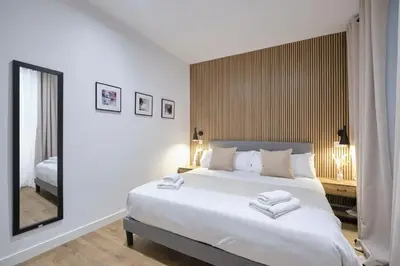 Cama o camas de una habitación en Lovely Apartments - Completo apartamento en excelente ubicación en Madrid