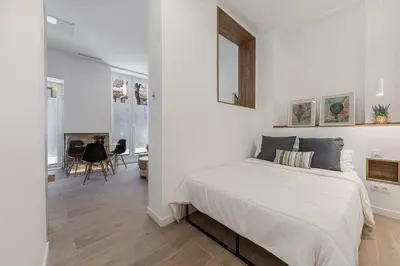 Cama o camas de una habitación en Galileo Coco