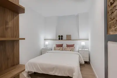 Cama o camas de una habitación en Galileo Coco