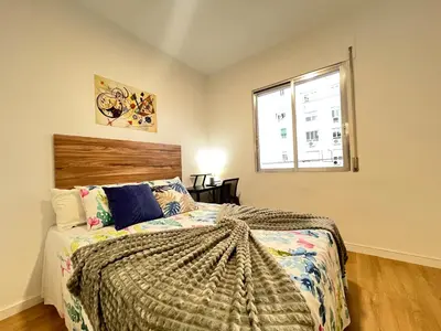 Cama o camas de una habitación en Gran Piso Salamanca Temporal