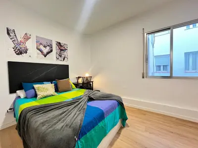 Cama o camas de una habitación en Gran Piso Salamanca Temporal