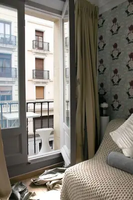 Cama o camas de una habitación en Precioso junto a Sol