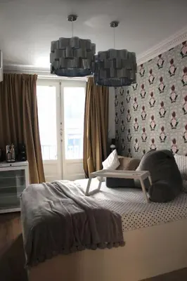 Cama o camas de una habitación en Precioso junto a Sol