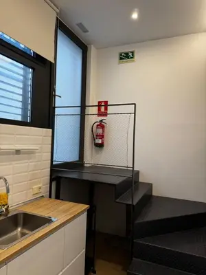 Una cocina o zona de cocina en Exyca Barrio Salamanca