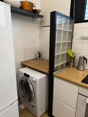 Una cocina o zona de cocina en Exyca Barrio Salamanca