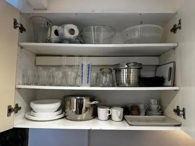 Una cocina o zona de cocina en estudio en el centro de Madrid