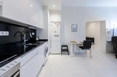 Una cocina o zona de cocina en Modern Condo in Goya with Balcony - Retiro park