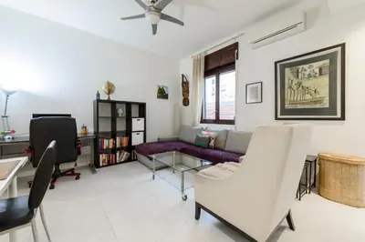 Zona de estar de Modern Condo in Goya with Balcony - Retiro park
