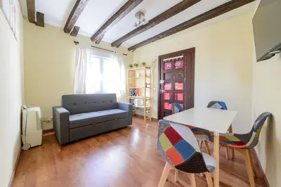 Zona de estar de Acogedor Apartamento en el Centro con Vistas