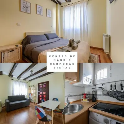 Zona de estar de Acogedor Apartamento en el Centro con Vistas