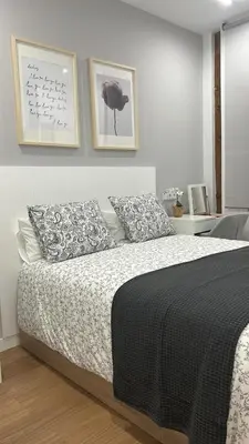 Cama o camas de una habitación en Apartamentos Gravina