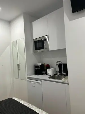 Una cocina o zona de cocina en Apartamentos Gravina