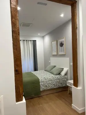 Cama o camas de una habitación en Apartamentos Gravina
