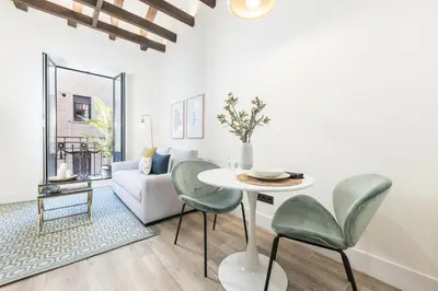 Zona de estar de dPLACE To Be - Luxury apartments in Barrio de Salamanca