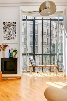 Zona de estar de Arte y lujo en el corazón del Barrio de Salamanca