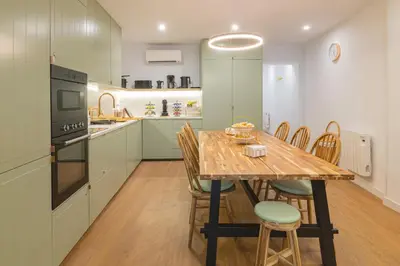 Una cocina o zona de cocina en Rest in the Heart of Madrid