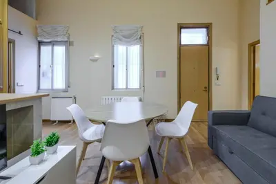 Zona de estar de Apartamento moderno y acogedor zona El Viso, Madrid