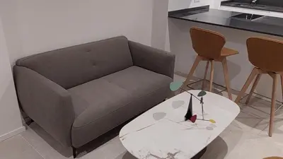 Zona de estar de Estudio Ricci-Chamberí