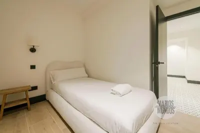 Cama o camas de una habitación en Dosis de Madrid para 10, ven a Duque de Rivas 8 E3