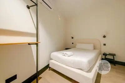 Cama o camas de una habitación en Dosis de Madrid para 10, ven a Duque de Rivas 8 E3