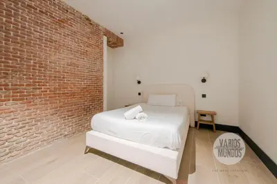 Cama o camas de una habitación en Diversión y confort para 10, ven a Duque de Rivas 8 E3