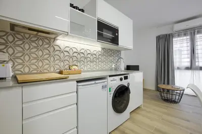 Una cocina o zona de cocina en Dobo Madrid Numancia