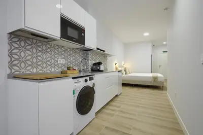 Una cocina o zona de cocina en Dobo Madrid Numancia