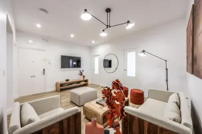 Zona de estar de Apartamento de diseno Gran Via -No Ascensor-