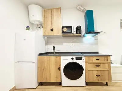 Una cocina o zona de cocina en Nuevo, luminoso y céntrico