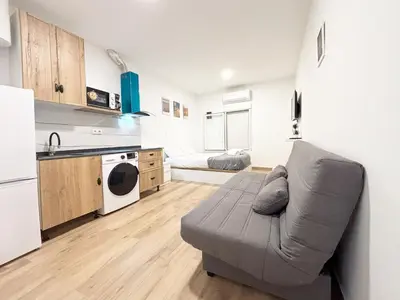 Una cocina o zona de cocina en Nuevo, luminoso y céntrico