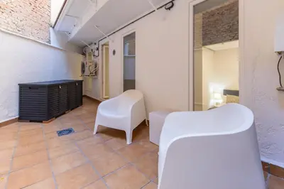 Cama o camas de una habitación en Cuatro Caminos Apartment