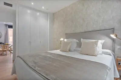 Cama o camas de una habitación en Exclusivo Piso en el centro - 1