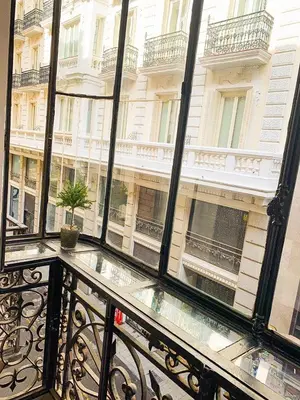 Un balcón o terraza de El Hostall