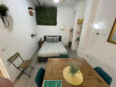 Cama o camas de una habitación en BeautyMadrid by ElenaHost
