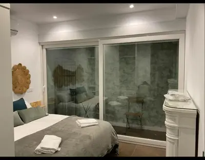 Cama o camas de una habitación en Precioso loft de lujo